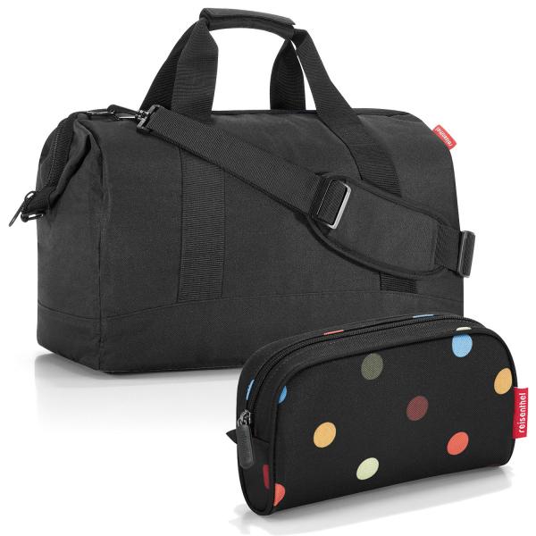 dots-dots reisenthel carrybag mit Abdeckung Cover Deckel Plus GRATIS makeupcase