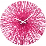 zum Artikel Koziol Design Wanduhr SILK transparent-rot Uhr