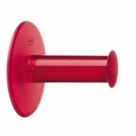 zum Artikel Koziol WC-Rollenhalter Toilettenpapier-Halter Plugn Roll transparent rot