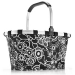 zum Artikel reisenthel carrybag Fleur-schwarz fleur-black - Design Einkaufskorb Korb