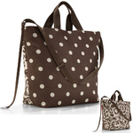 zum Artikel reisenthel daybag 2Dekore mokka Punkte mocha-dots Shopper Einkaufstasche Tasche