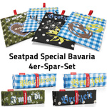 zum Artikel reisenthel 4er Spar-Set seatpad Special Edition Bavaria reserviert Sitzkissen
